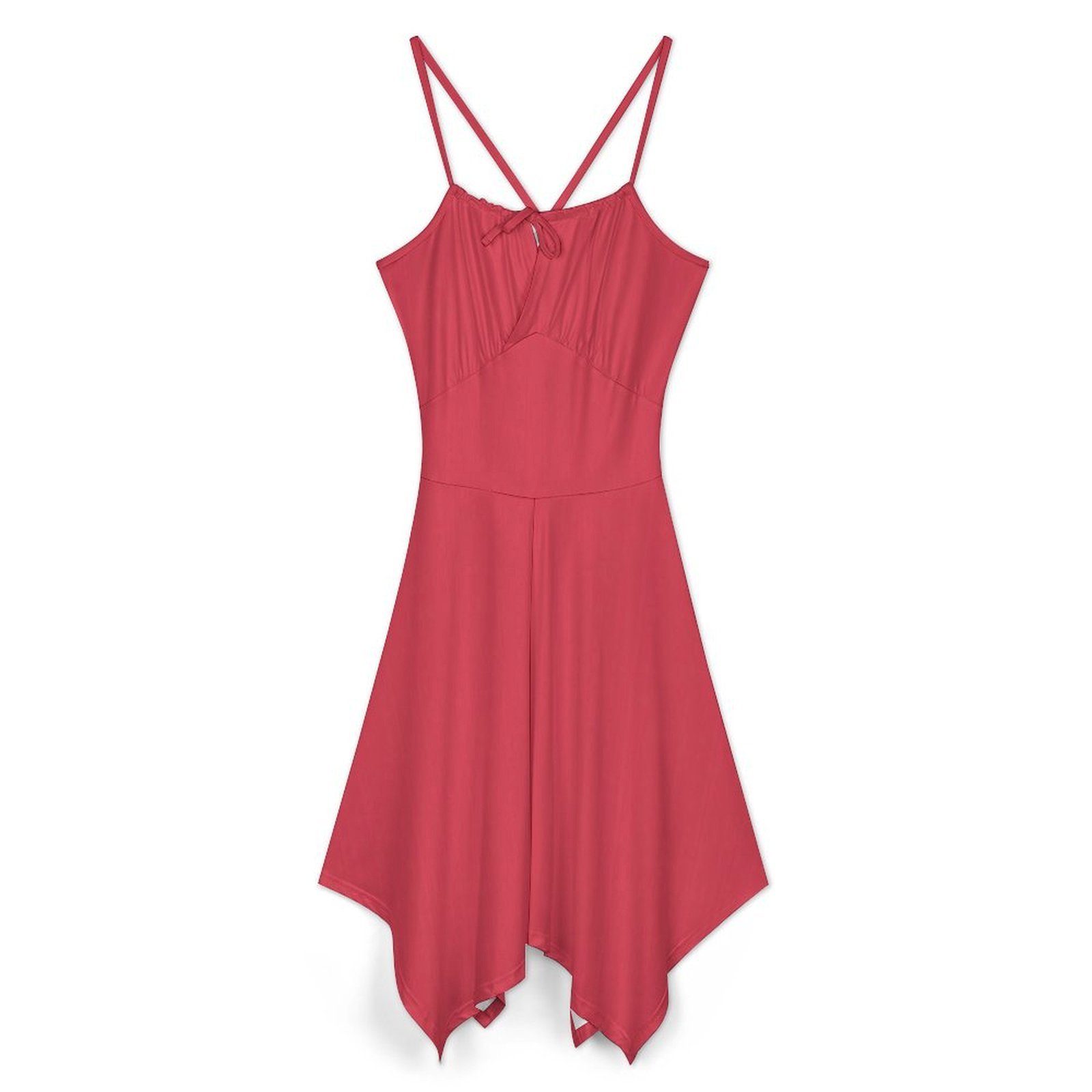 Summer Clothing Colors - Abito grembiule floreale paprika per donna