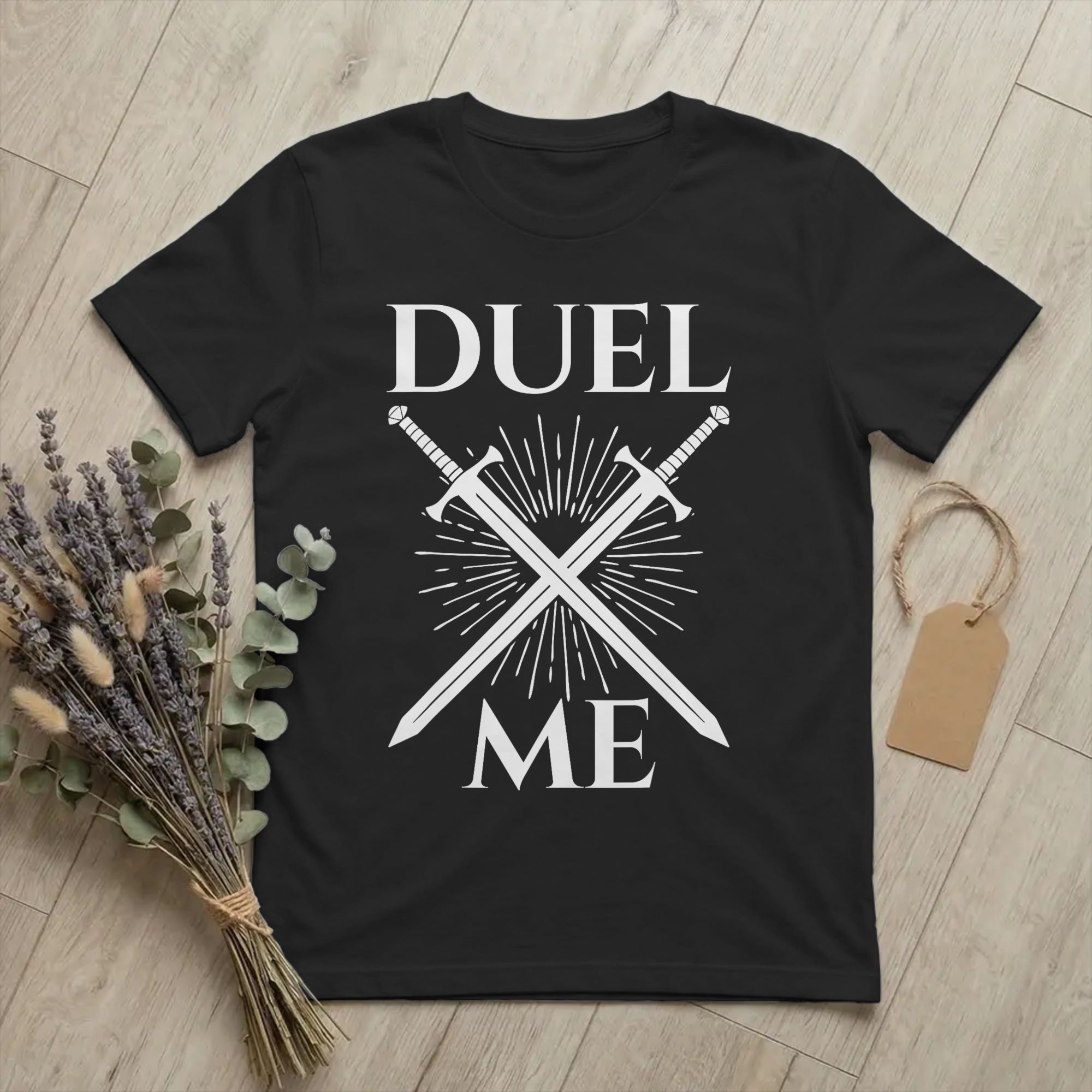 Summer Knights Clothing - T-shirt da uomo Duel Me Sword