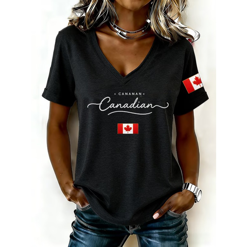 Summer Clothing Women Canada - T-shirt da donna con stampa della