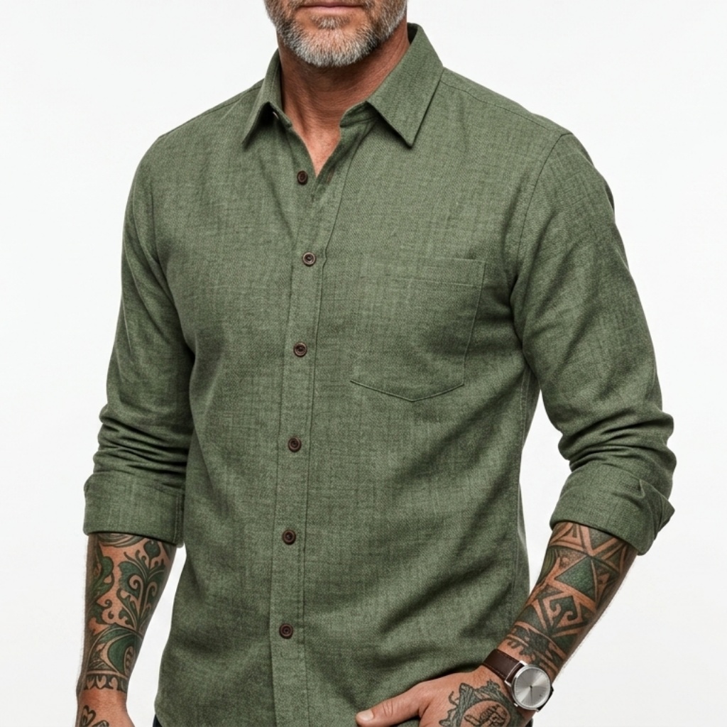Summer Outdoor Clothing - Camicia da Uomo Primaverile ed Estiva