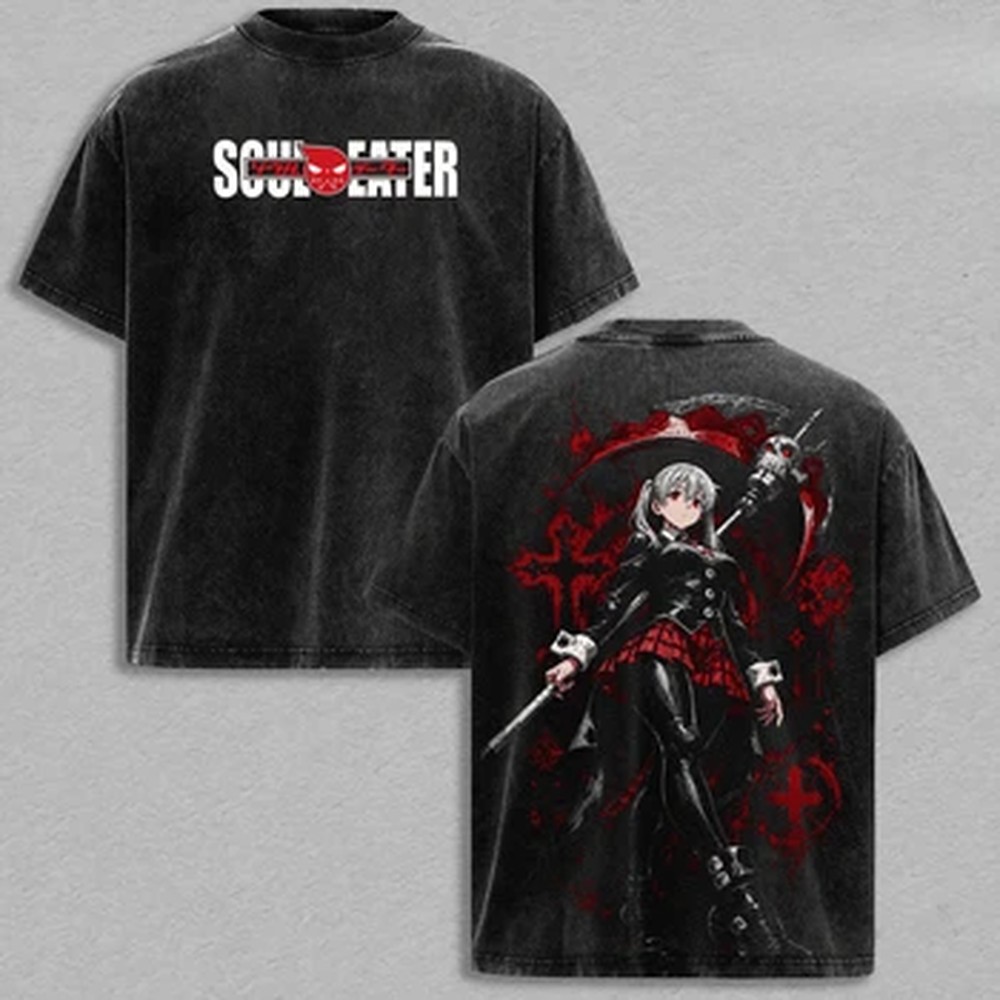 Vintage Summer Clothing Men - T-shirt Anime Soul Eater MAKA ALBARN