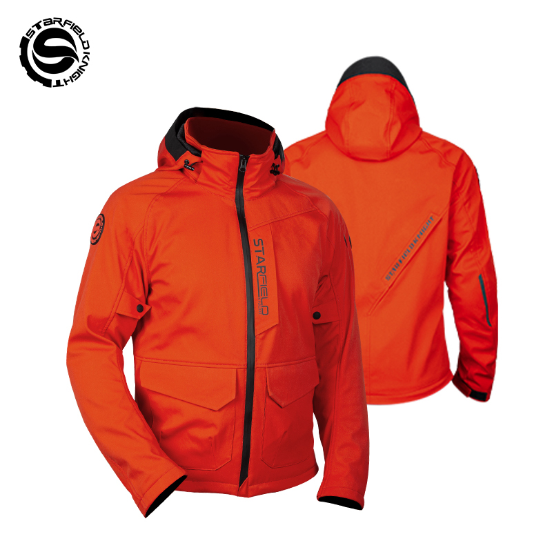 Summer Knights Clothing - Giacca da Moto SFK Arancione per