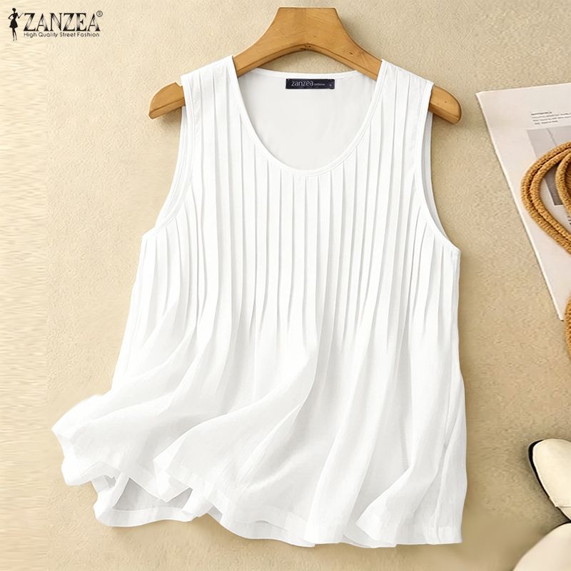 Summer Clothing Plus Size Women - ZANZEA Top estivo da donna con