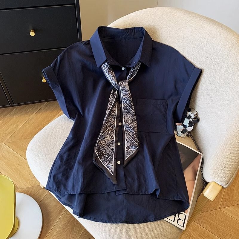Summer Clothing Trends For Women - Camicetta Elegante da Ufficio a Maniche