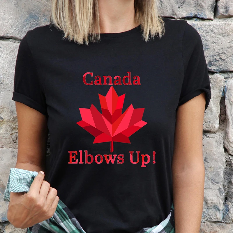 Summer Clothing Women Canada - Gomiti in Canada T-shirt da donna