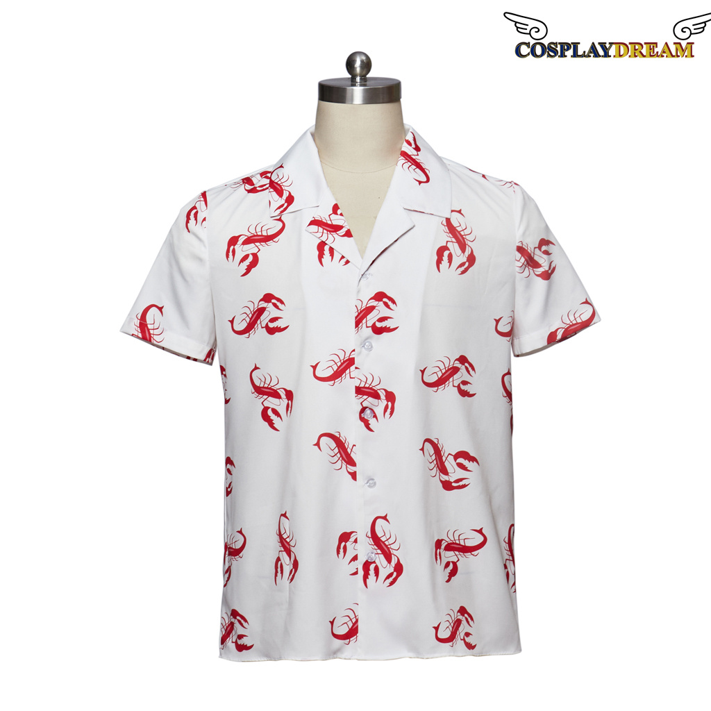 Beach Shirt Hawaiian - Seinfeld Cosmo Kramer Lobster Camicia Costume