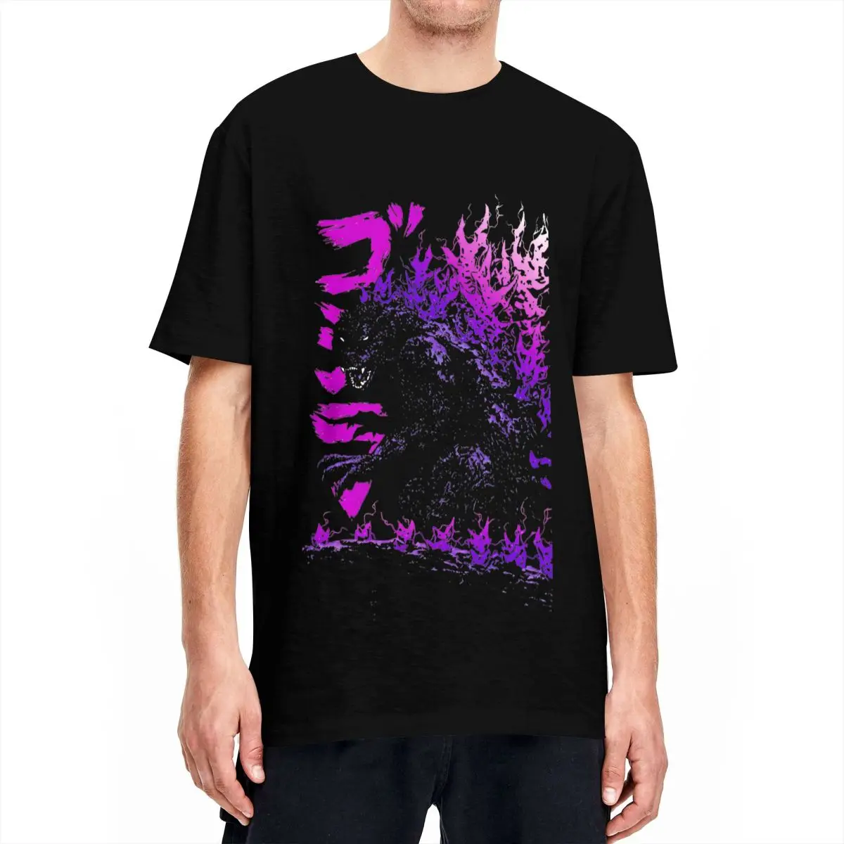 Vintage Summer Clothing Men - Uomo Millenium Godzillas t-shirt Movie Monters