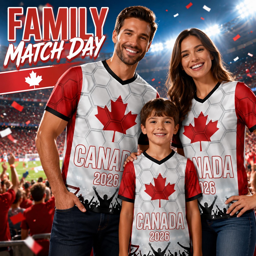 Summer Clothing Women Canada - Maglia da Calcio Canada 2026 Unisex,