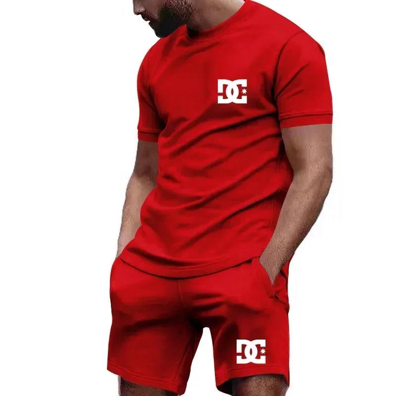 Summer Outdoor Clothing - Nuovo set estivo da uomo: T-shirt