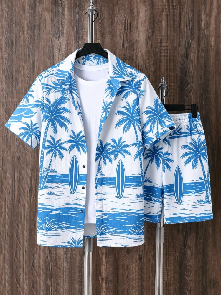 Beach Shirt Hawaiian - Set camicia a maniche corte e