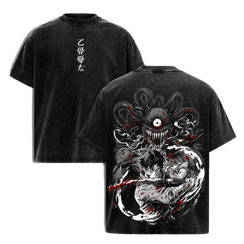 Vintage Summer Clothing Men - T-shirt Jujutsu Kaisen Okkotsu Yuta Manga