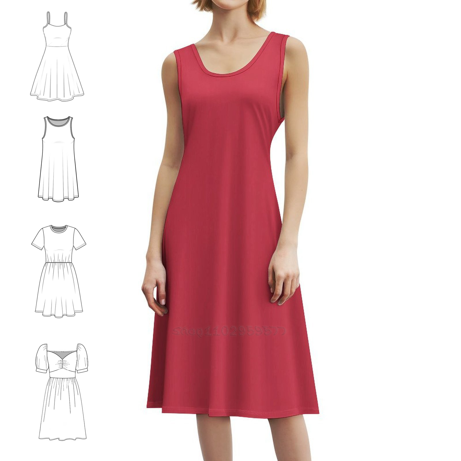 Abito grembiule floreale papri - Summer Clothing Colors recensione e prezzo