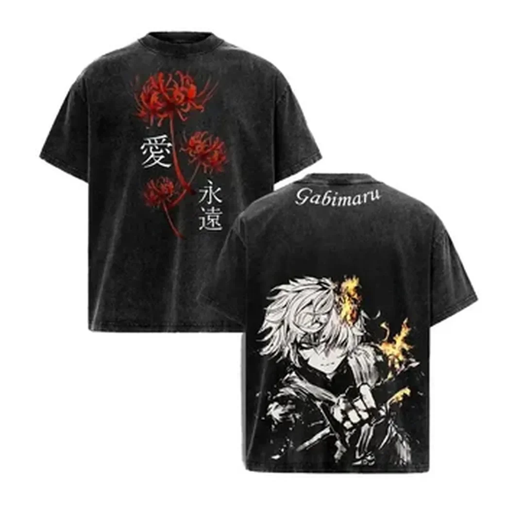 T-shirt Anime Giapponese Hell' - Vintage Summer Clothing Men recensione e prezzo