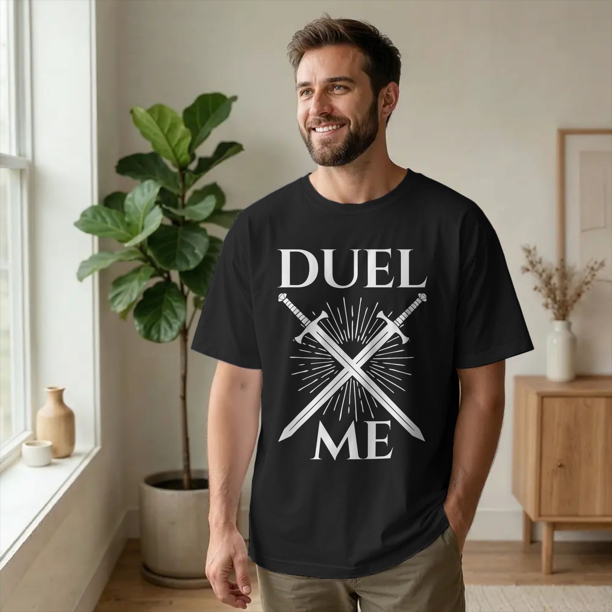 T-shirt da uomo Duel Me Sword  - Summer Knights Clothing recensione e prezzo