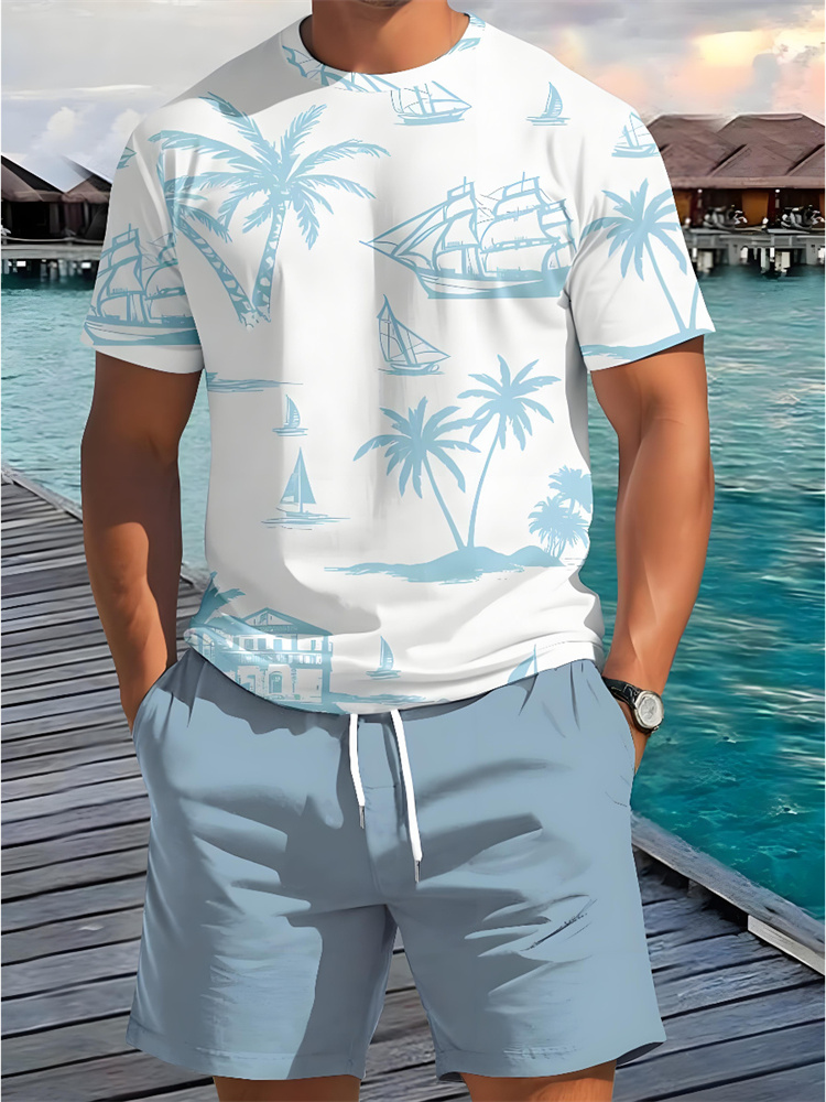 Set Estivo Casual da Uomo con  - Beach Shirt Hawaiian recensione e prezzo