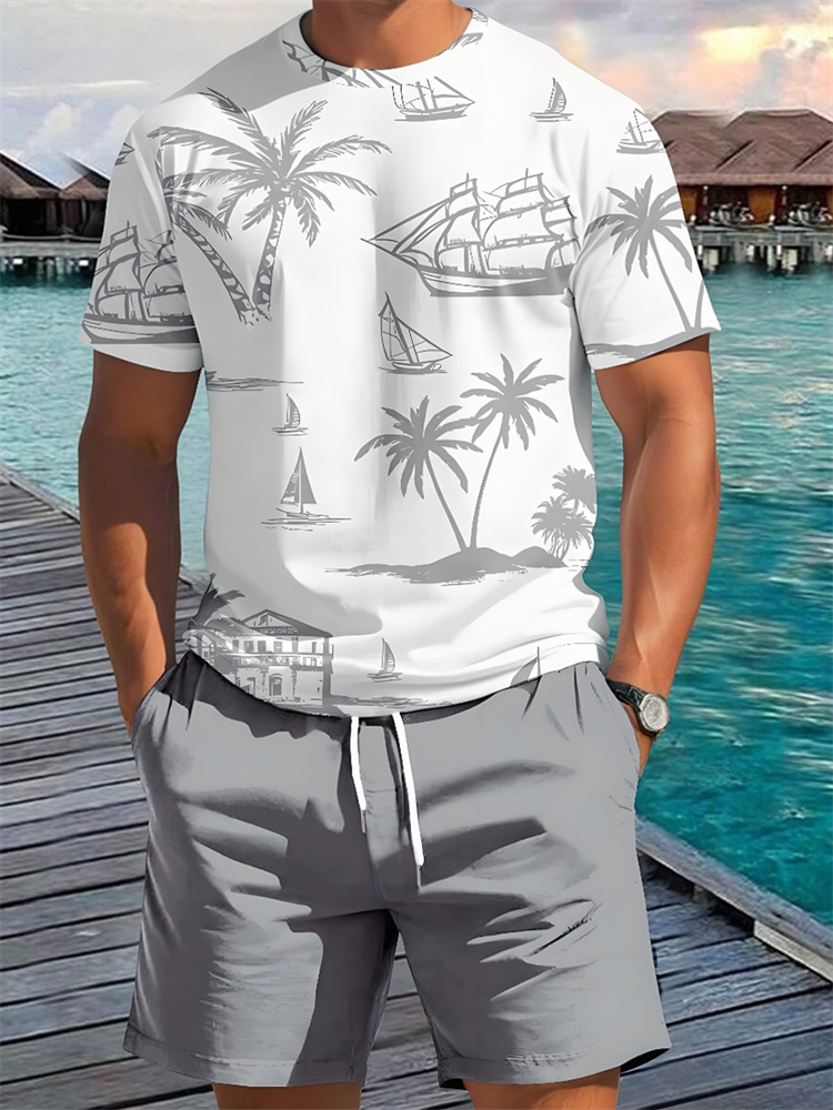Set Estivo Casual da Uomo con  - Beach Shirt Hawaiian recensione e prezzo