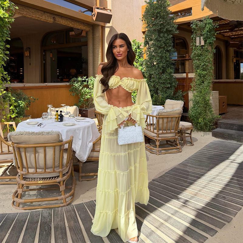Elegante Completo Giallo Due P - Summer Clothing Vacation recensione e prezzo