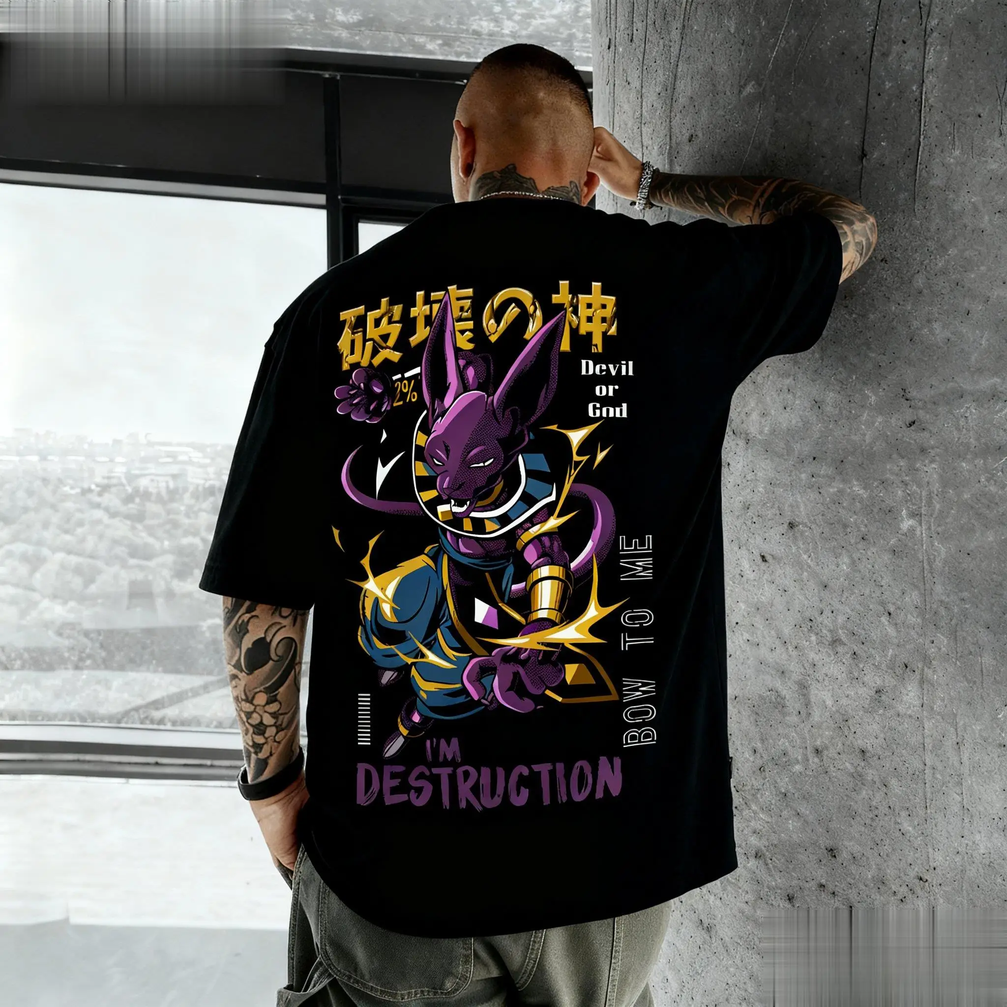 Dragon Ball Beerus Anime T-shi - Summer Clothing In Japan recensione e prezzo