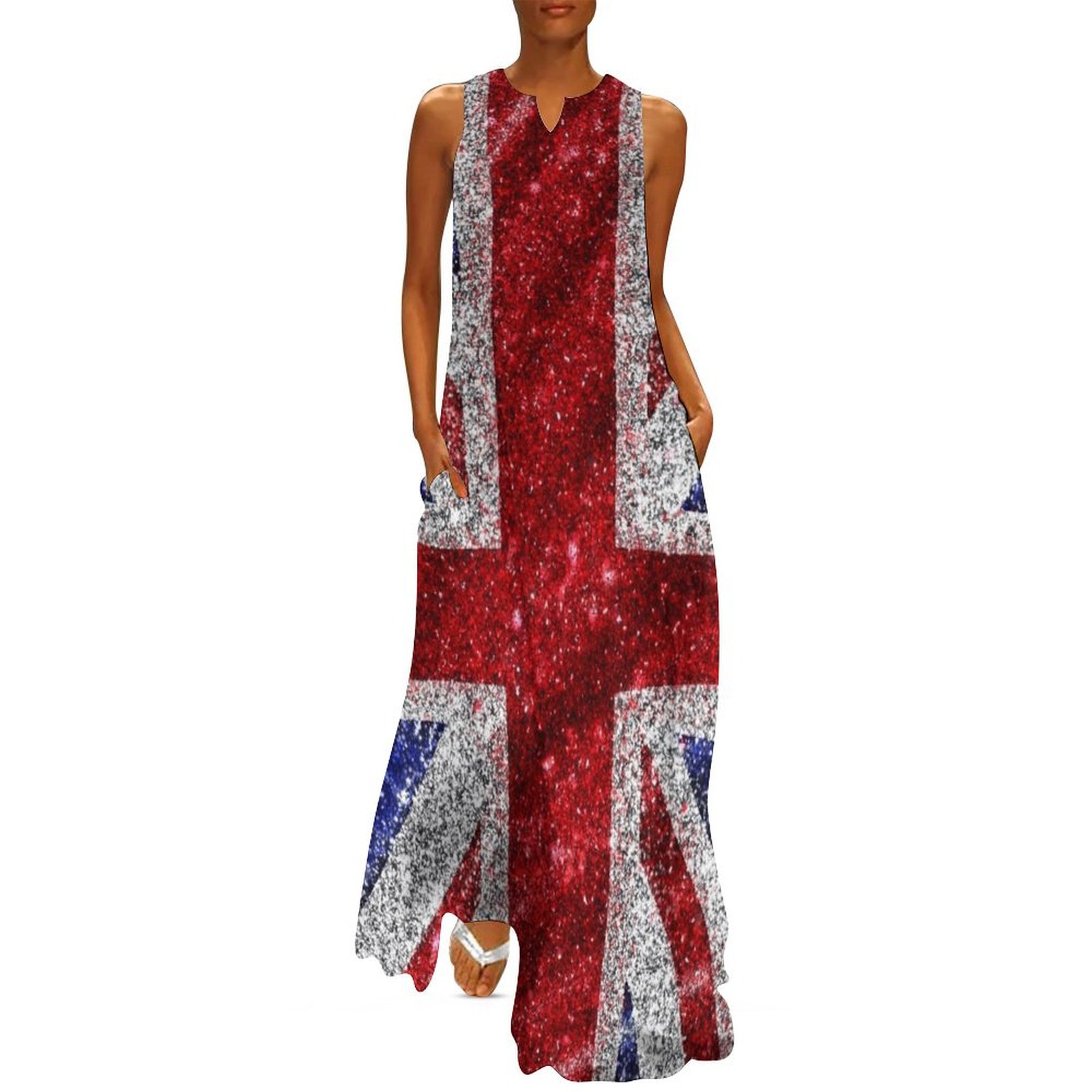 Finto Glitter Union Jack Flag  - Summer Clothing Women Uk recensione e prezzo