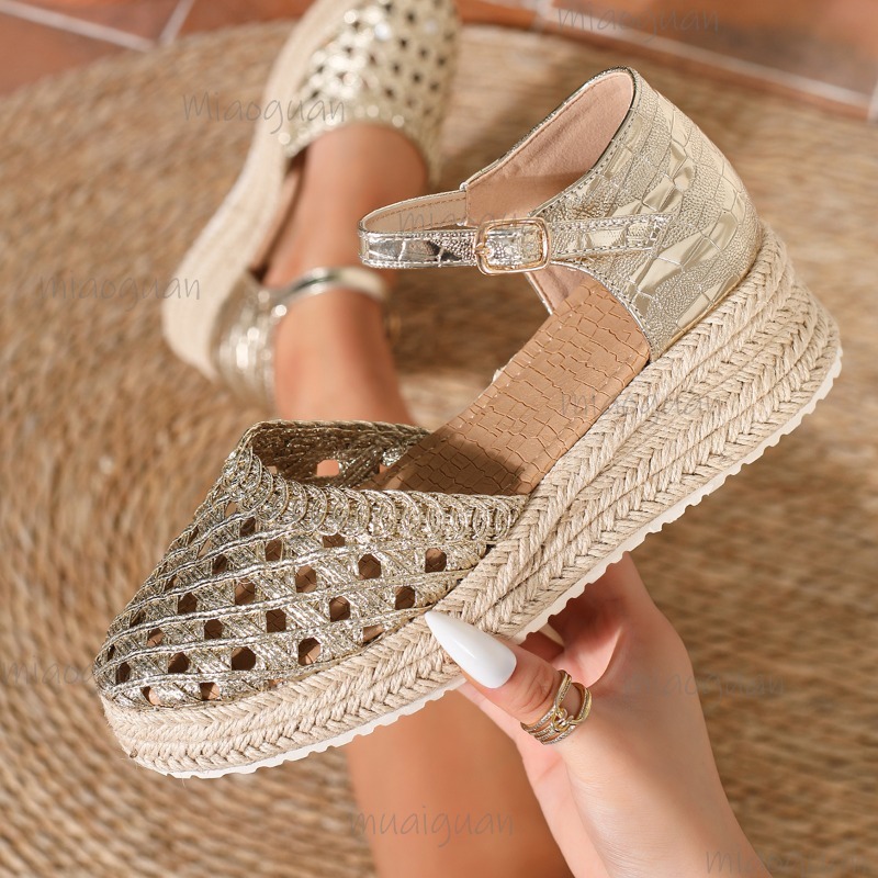 Sandali con zeppa intrecciati  - Espadrille Sandal Women recensione e prezzo