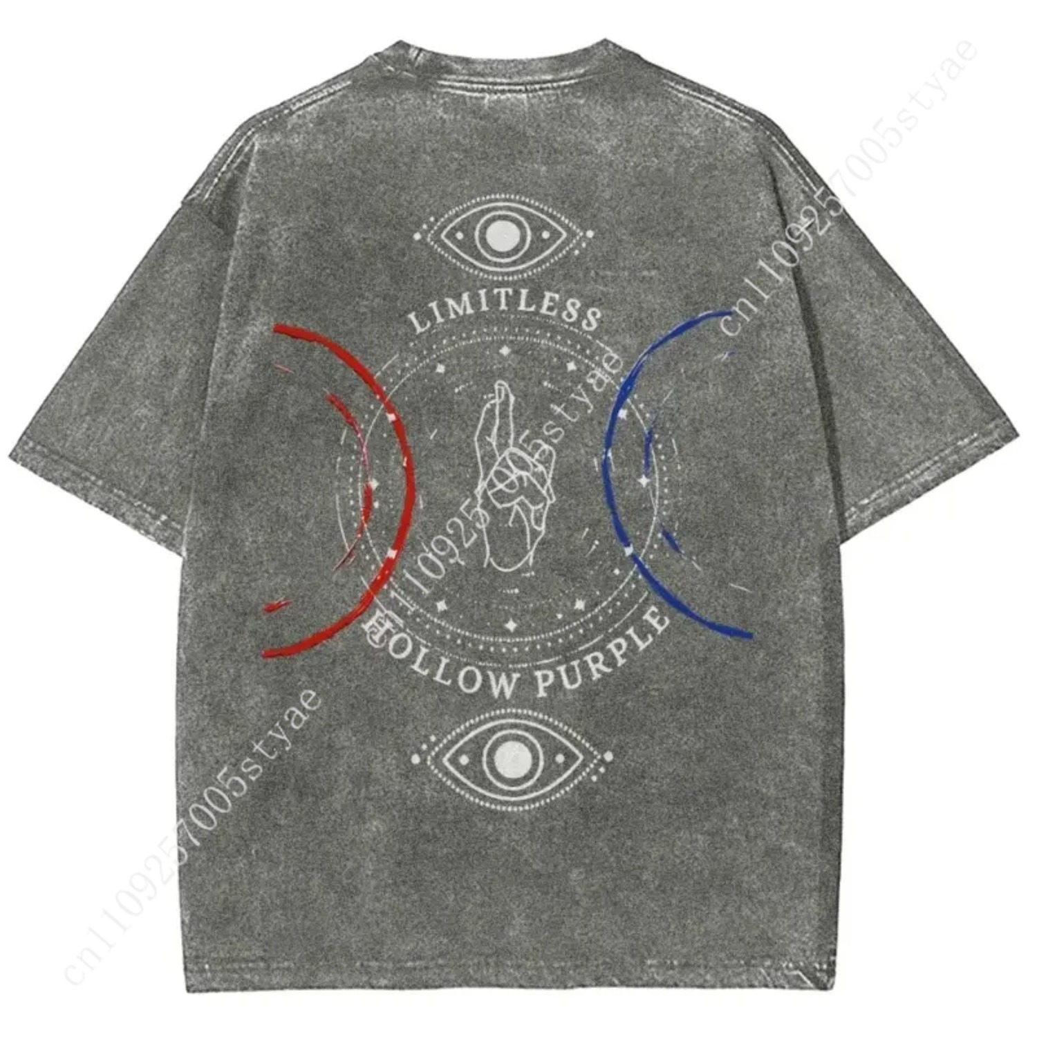T-shirt con Stampa Anime Gojo  - Vintage Summer Clothing Men recensione e prezzo