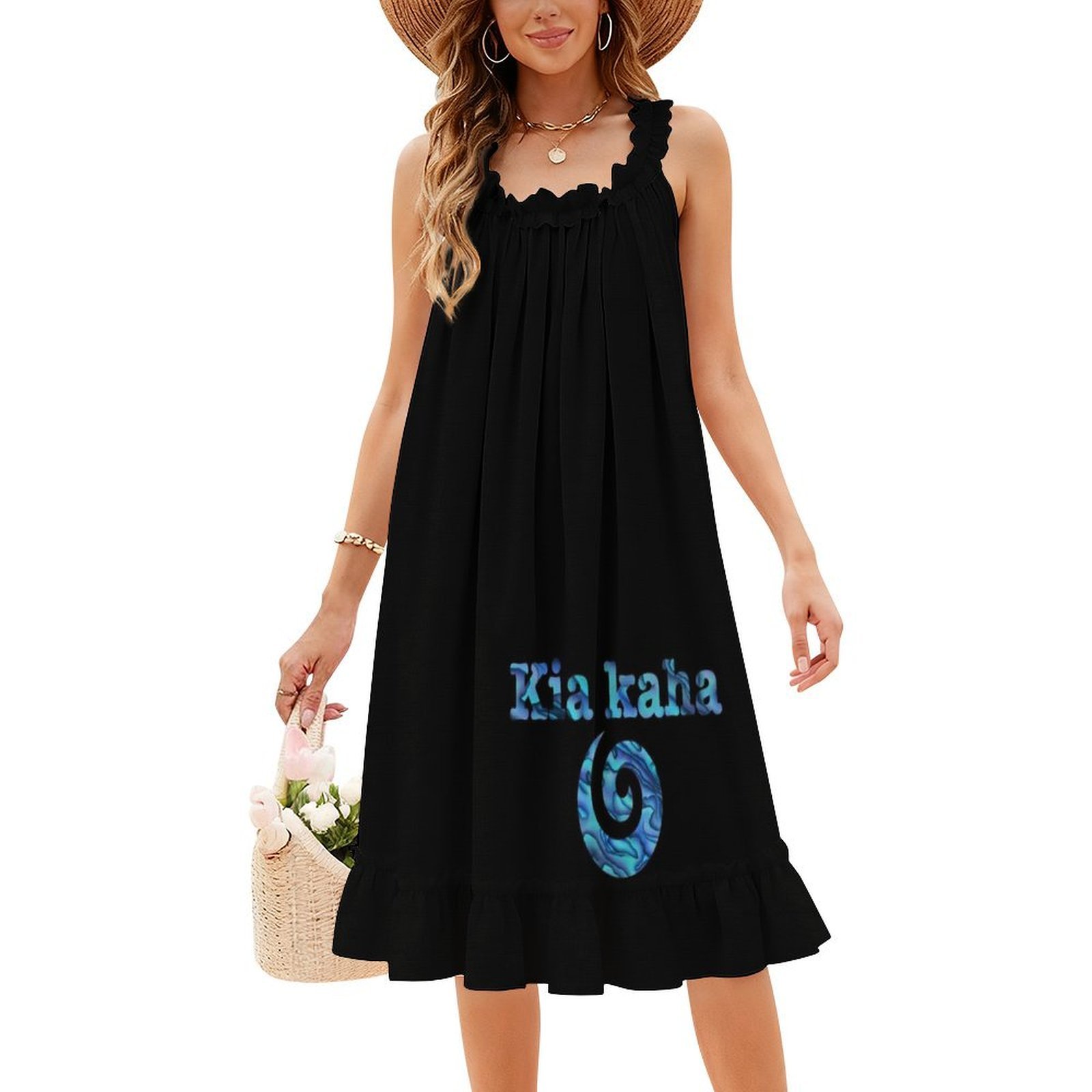 Kaha Koru Abito con scollo a c - Summer Clothing Nz recensione e prezzo