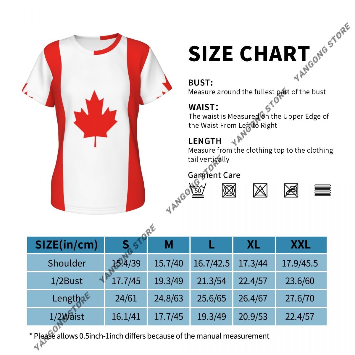 T-shirt da donna Canada Bandie - Summer Clothing Women Canada recensione e prezzo