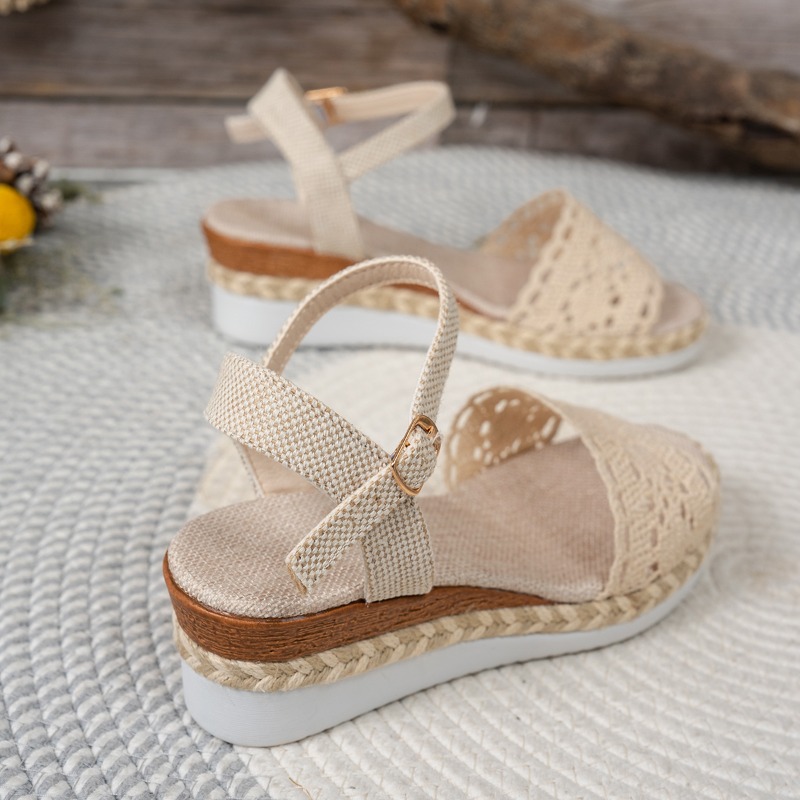 Sandali con Zeppa in Pizzo da  - Espadrille Sandal Women recensione e prezzo