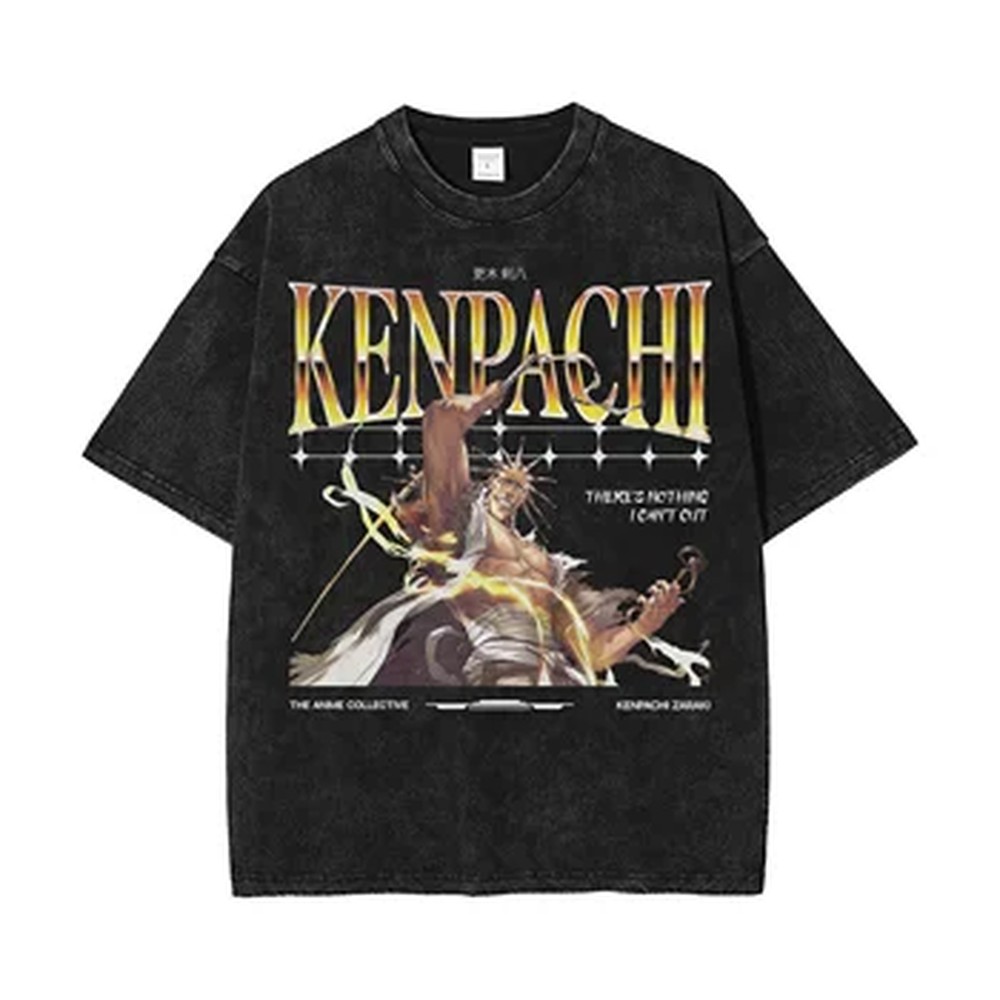 T-shirt Anime BLEACH Zaraki Ke - Vintage Summer Clothing Men recensione e prezzo