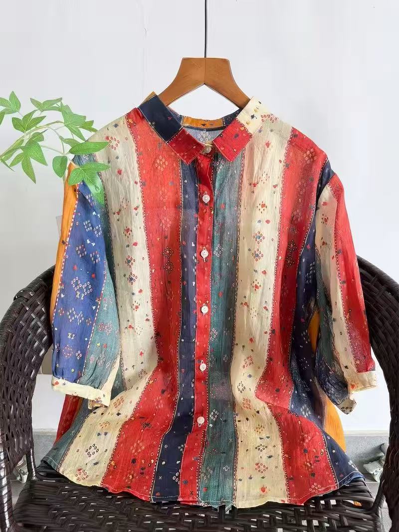 Camicie e Bluse Bohémien 100%  - Summer Clothing In Japan recensione e prezzo
