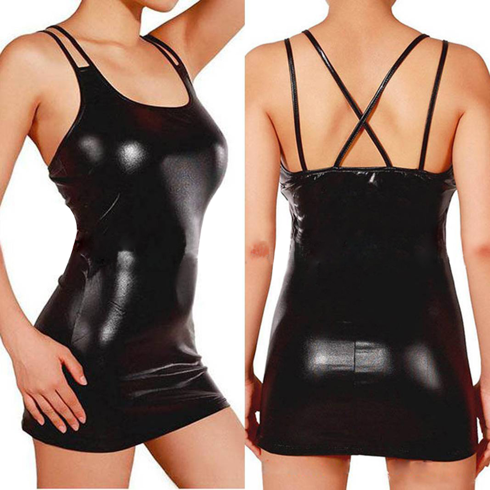 Sexy Erotic Hot Pu Metallic Le - Summer Clothing Women Uk recensione e prezzo