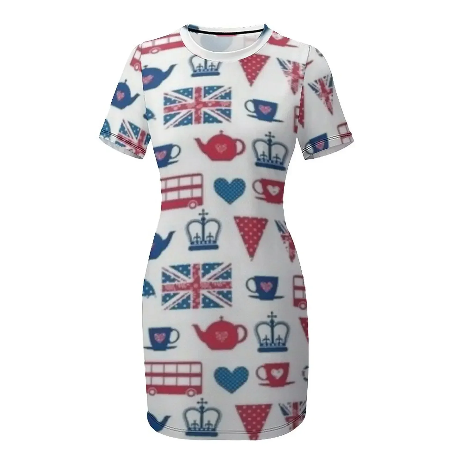 Abito a maniche corte con moti - Summer Clothing Women Uk recensione e prezzo