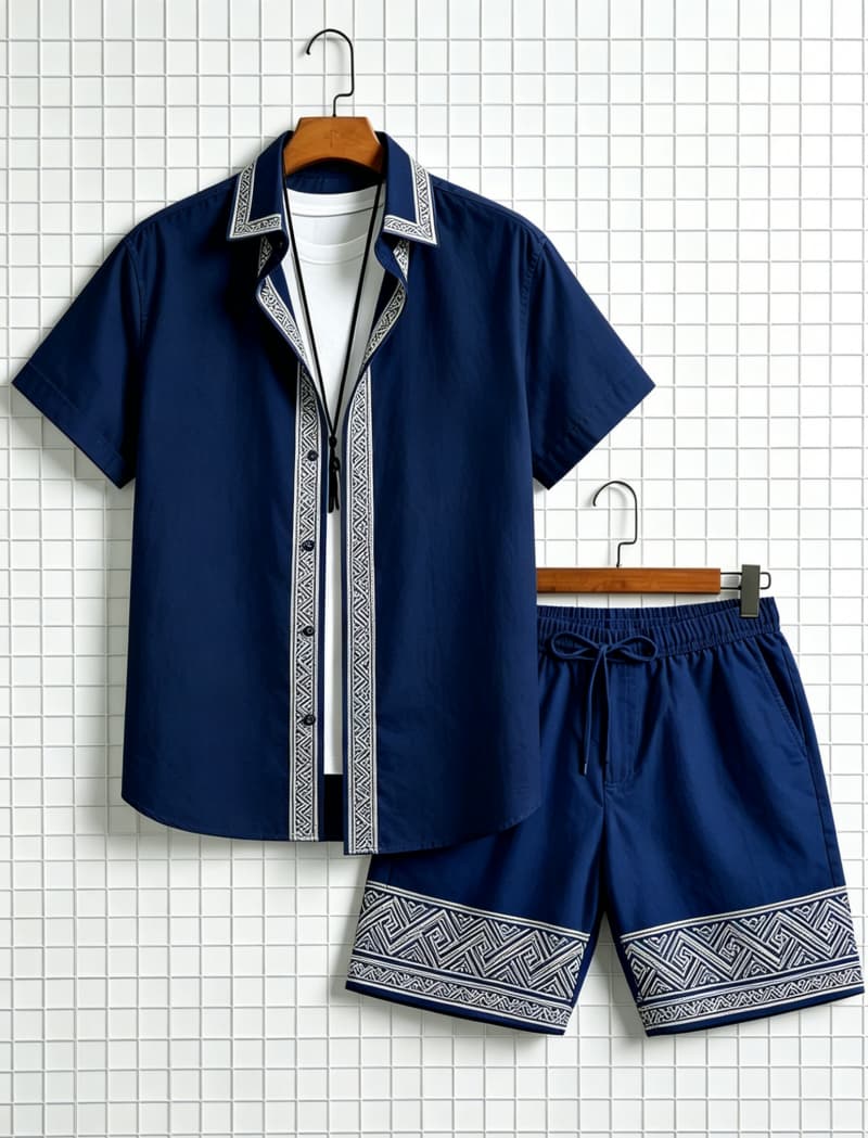 Completo da uomo con camicia a - Summer Outdoor Clothing recensione e prezzo