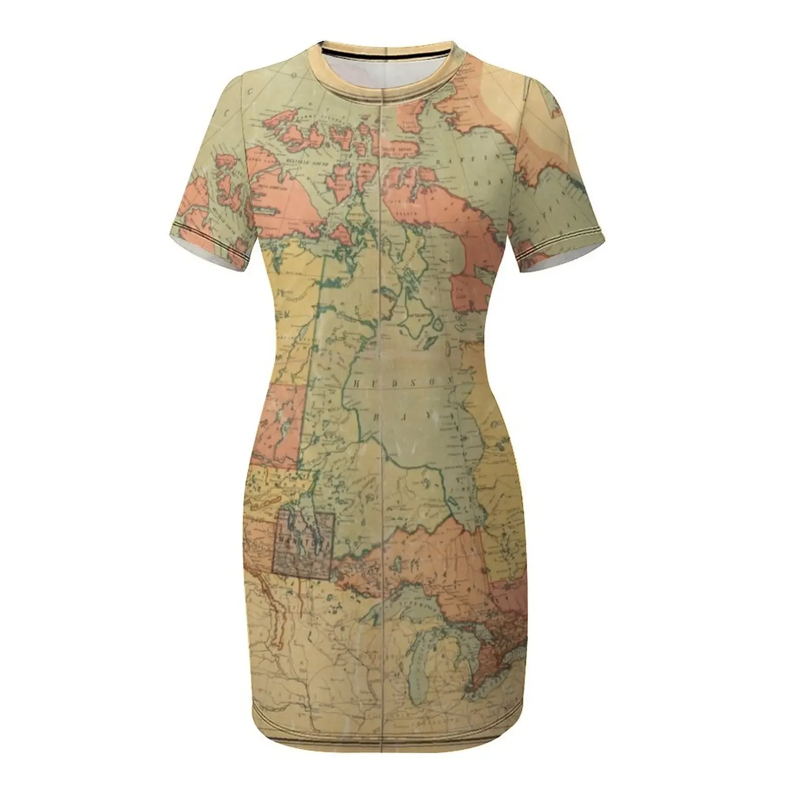 Abito a maniche corte con mapp - Summer Clothing Women Canada recensione e prezzo
