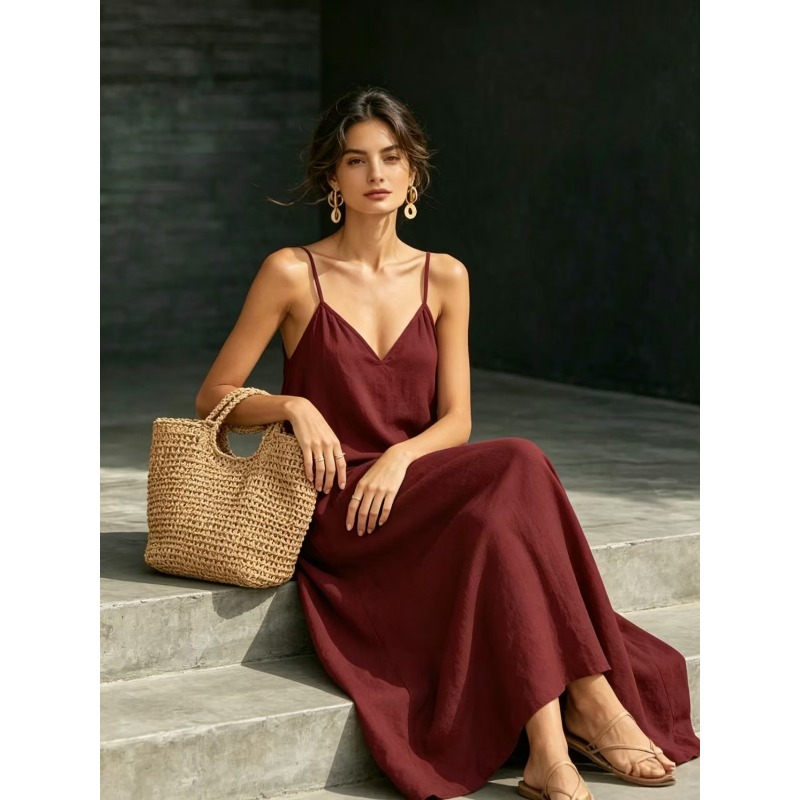 Abito Lungo da Donna Monocolor - Summer Clothing Colors recensione e prezzo