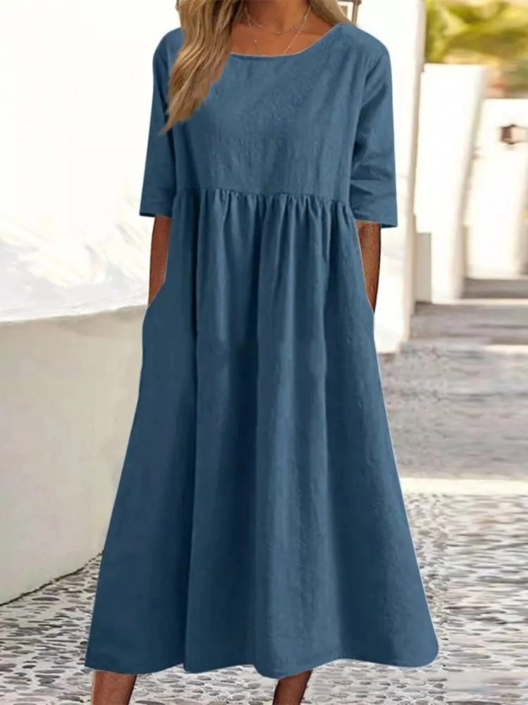 Nuovo abito girocollo da donna - Summer Clothing Colors recensione e prezzo