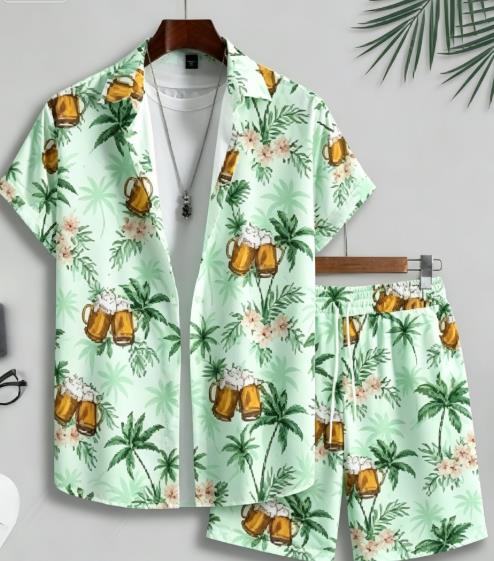 Completo coordinato da uomo co - Beach Shirt Hawaiian recensione e prezzo