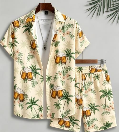Completo coordinato da uomo co - Beach Shirt Hawaiian recensione e prezzo
