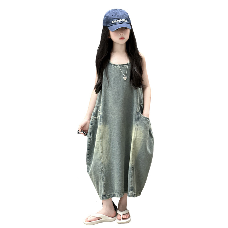 Vintage Blue Bambini Ragazze A - Summer Clothing Girls recensione e prezzo