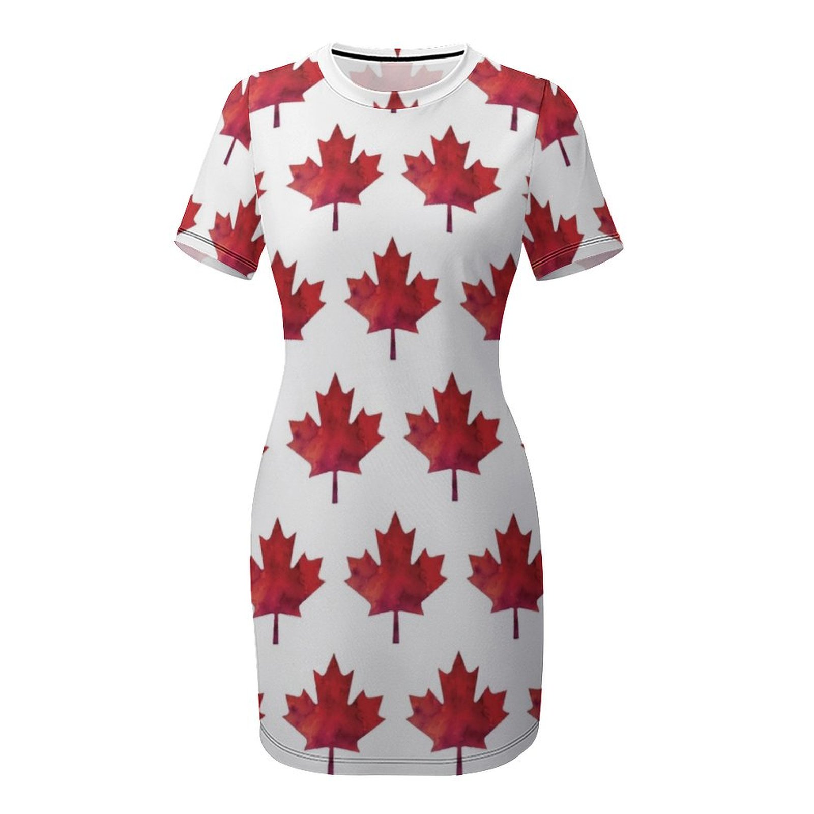 Abito a maniche corte con moti - Summer Clothing Women Canada recensione e prezzo