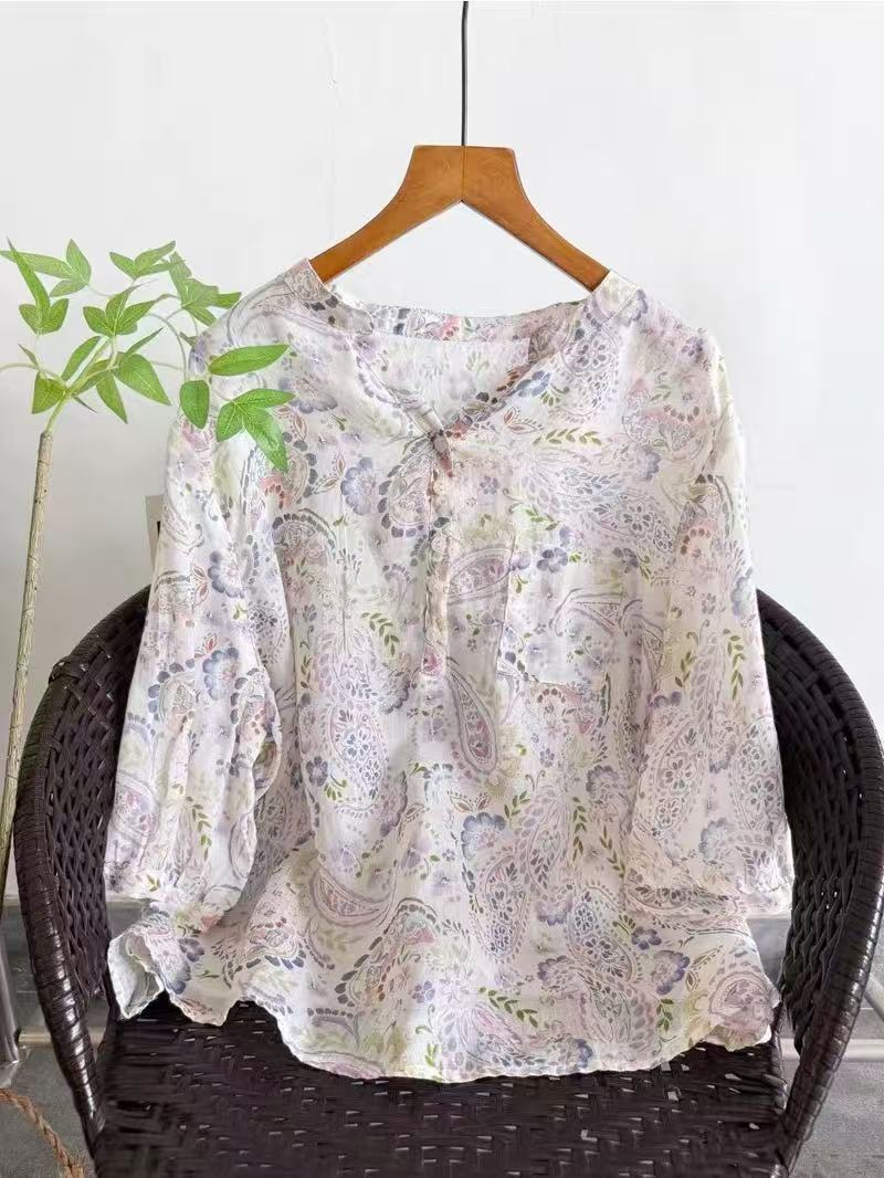 Camicie 100% ramia da donna, e - Summer Clothing In Japan recensione e prezzo